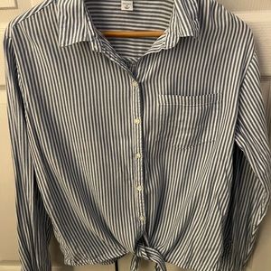Old Navy, Striped Long Sleeve Shirt, Size Medium.